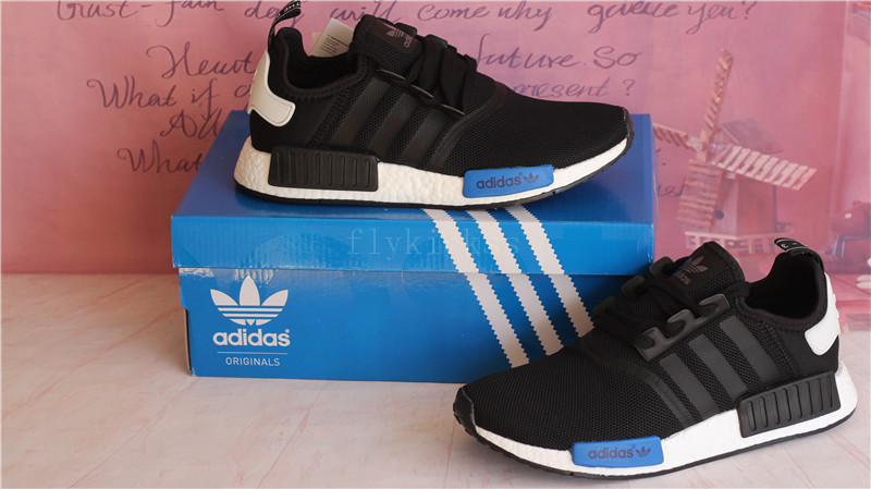 Real Boost Adidas NMD R1 PK Black and Blue